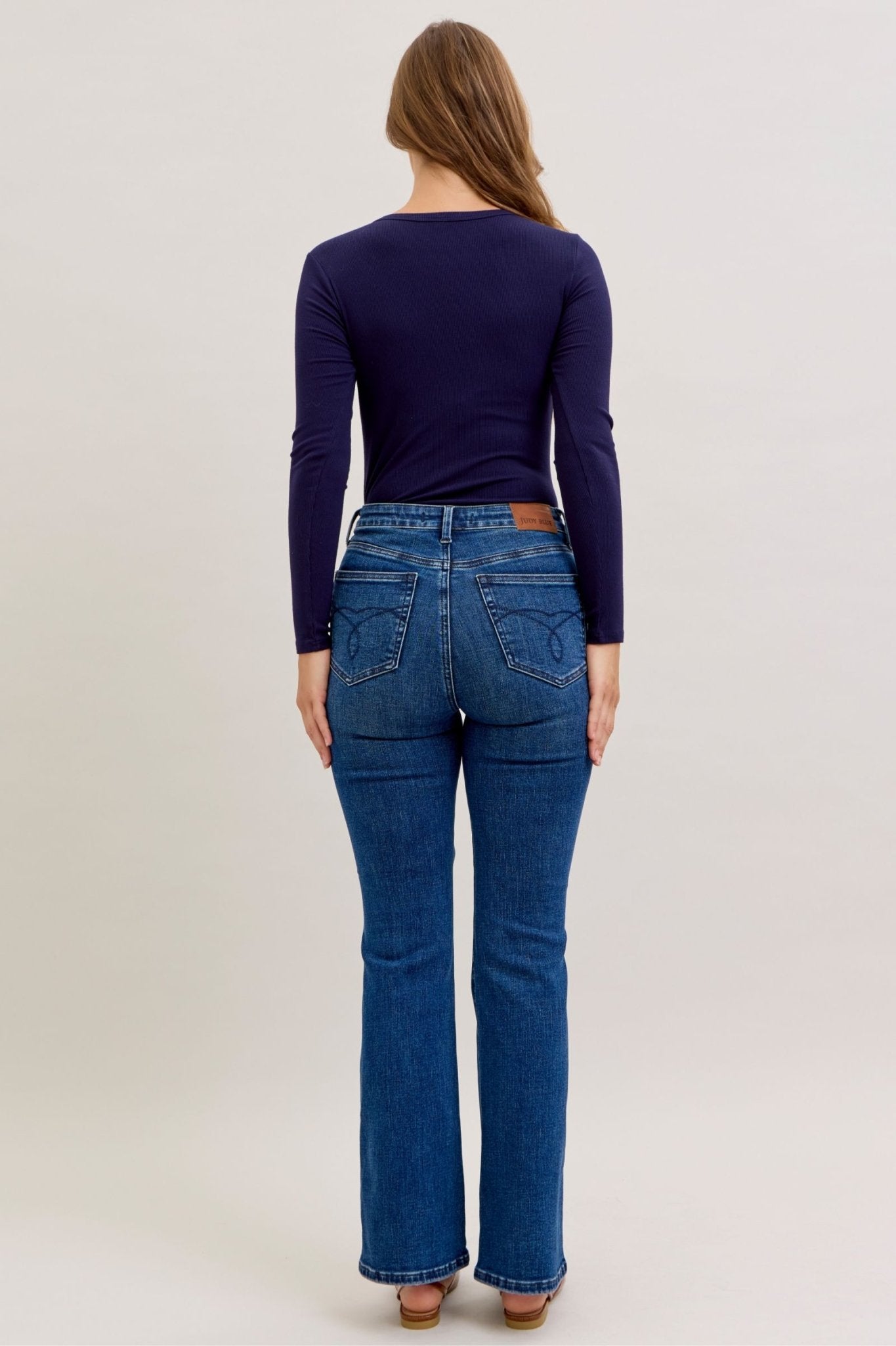 Judy Blue Flawless Fit Tummy Control High Rise Bootcut Jean - Short, Regular, Long Inseam - Lavender HillsJudy Blue88783REG-MD-SHORT-0(24)