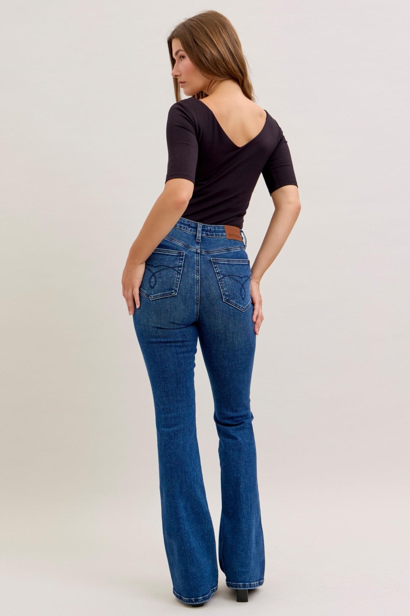 Judy Blue Flawless Fit Tummy Control High Rise Bootcut Jean - Short, Regular, Long Inseam - Lavender HillsJudy Blue88783REG-MD-SHORT-0(24)