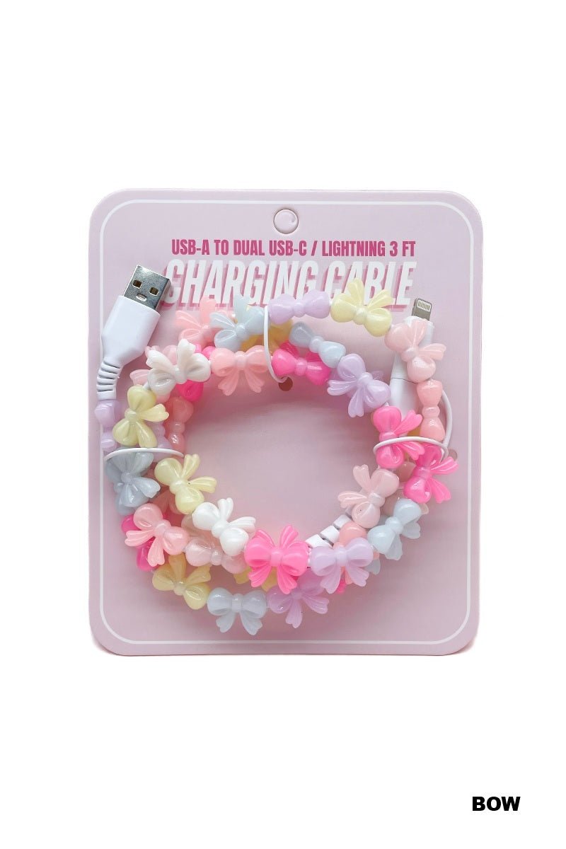 3-in-1 Fast Charging Cable – Viral Universal Multi-Charger - Lavender HillsLavender Hills Beauty