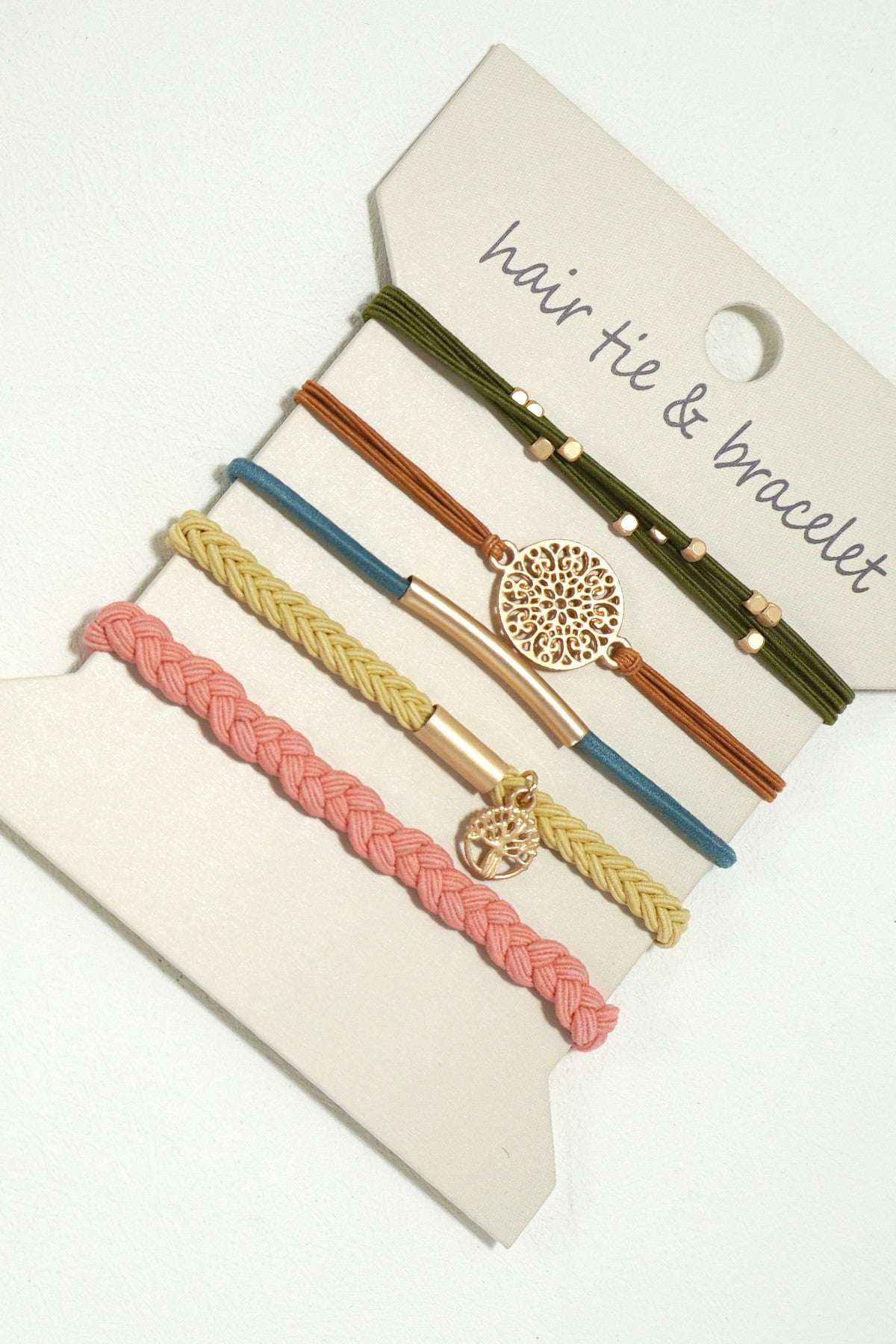 Boho Lux Hair Tie & Bracelet Set - Lavender Hills BeautyJosslyn by Wall to Wall40BH100