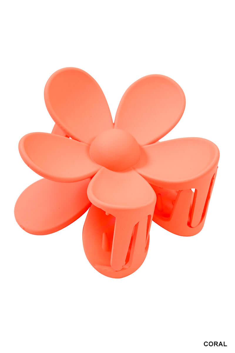 Flower Hair Claw Clip - 3 inch Lavender Hills Beauty