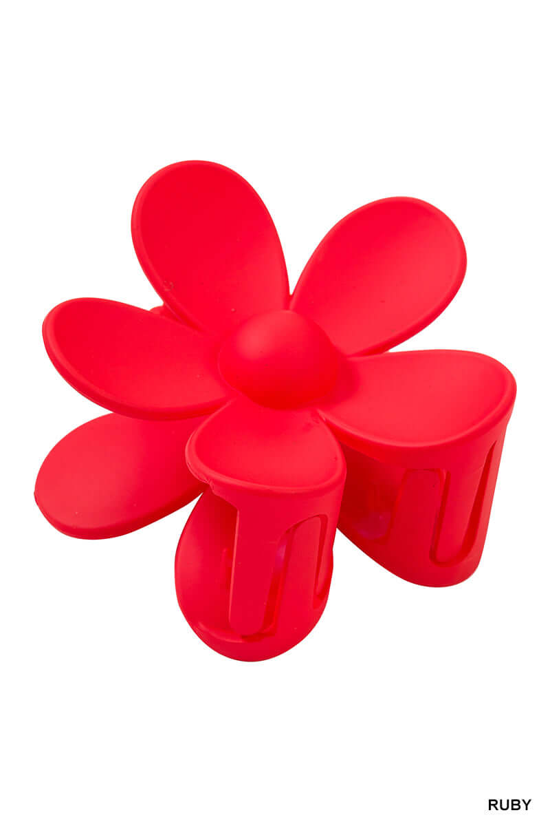 Flower Hair Claw Clip - 3 inch Lavender Hills Beauty