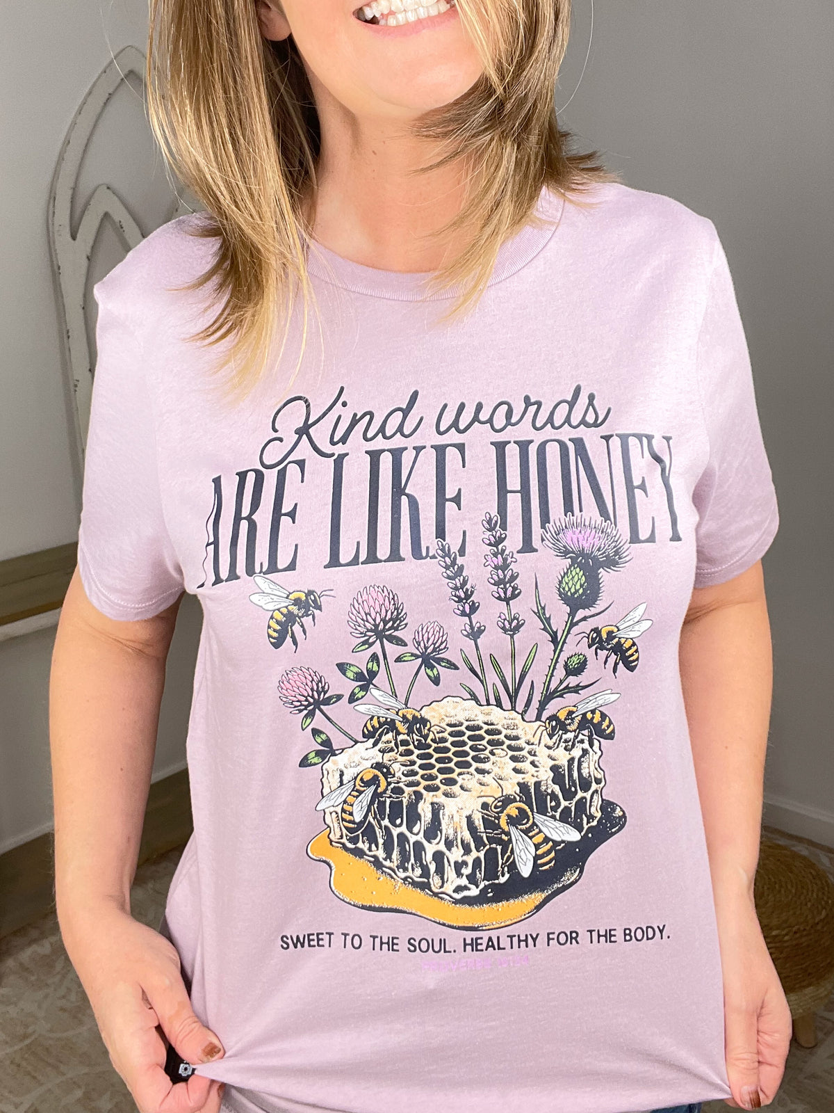 Kind Words Are Like Honey T-Shirt - Proverbs 16:24 Christian Graphic Tee