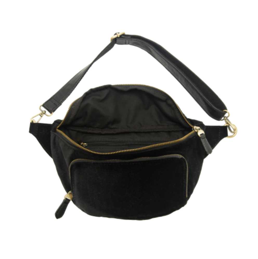 Velvet Sling Belt Bag - Lavender Hills BeautyJoy SusanL8197-99