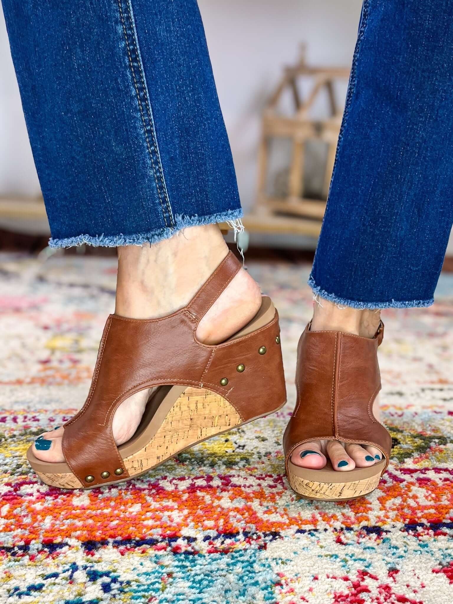 Corky's Footwear Tiffanee Wedge Sandal - Lavender Hills BeautyCorkys Footwear41 - 0266 - WHSK - 6