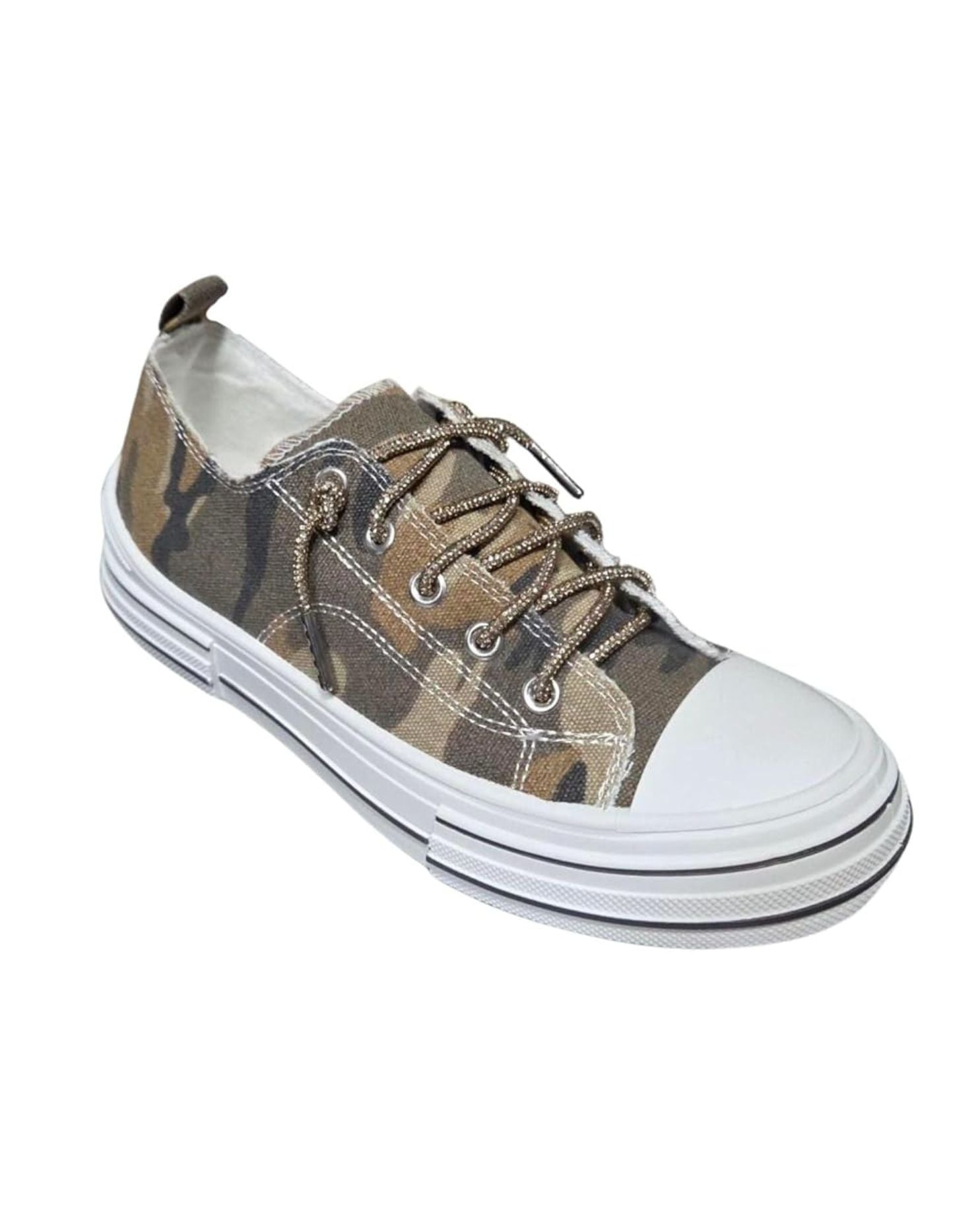 Very G Women’s Aman Camo Platform Sneakers – Sand - Lavender HillsVery G