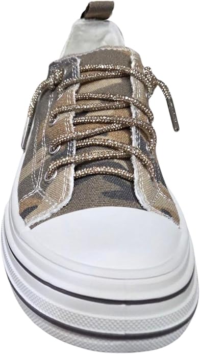 Very G Women’s Aman Camo Platform Sneakers – Sand - Lavender HillsVery G