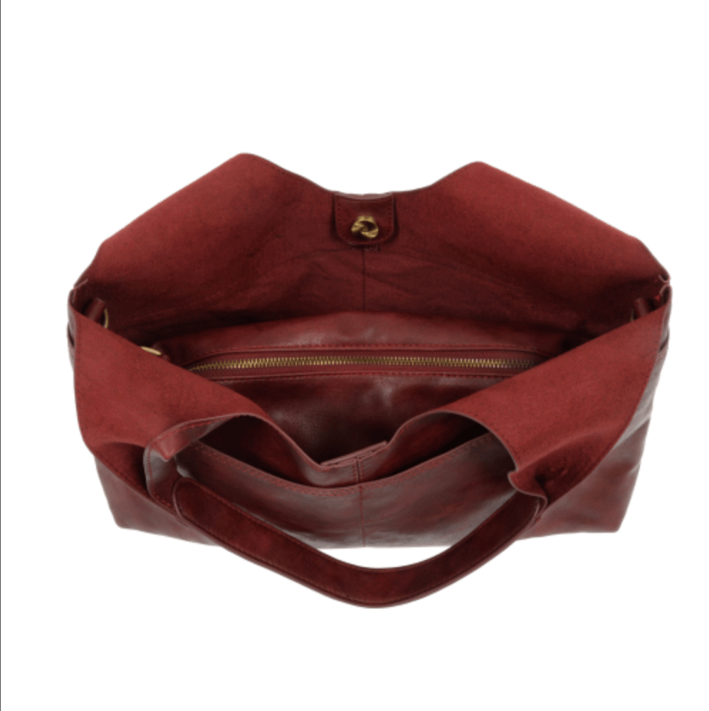 Val 4 - Pocket Hobo Bag With Removable Crossbody Purse Handbag - Lavender Hills BeautyJoy SusanL8137-05