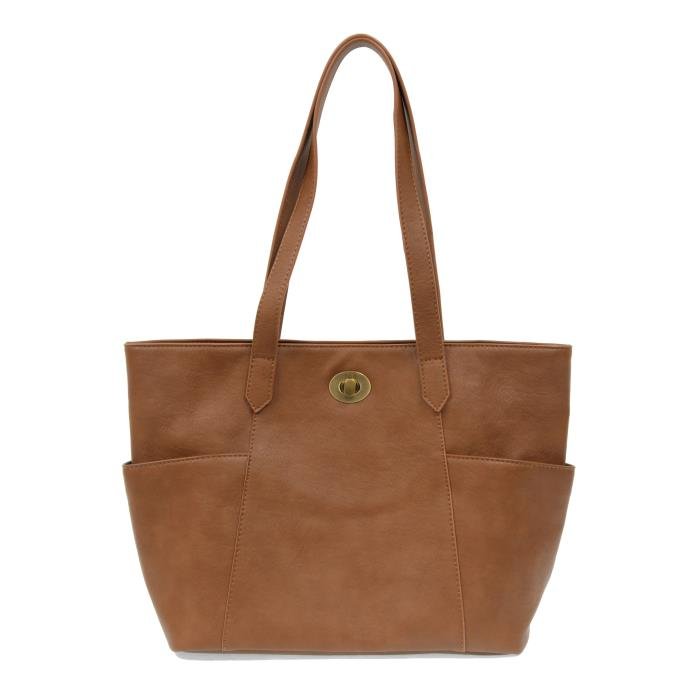 Turnlock Tote Handbag Purse - Lavender Hills BeautyJoy SusanL8144-02