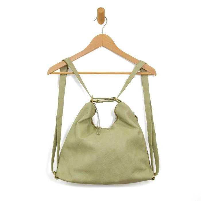 Duo Carryall Convertible Backpack Hobo Purse - Lavender Hills BeautyJoy SusanL8195 - 38