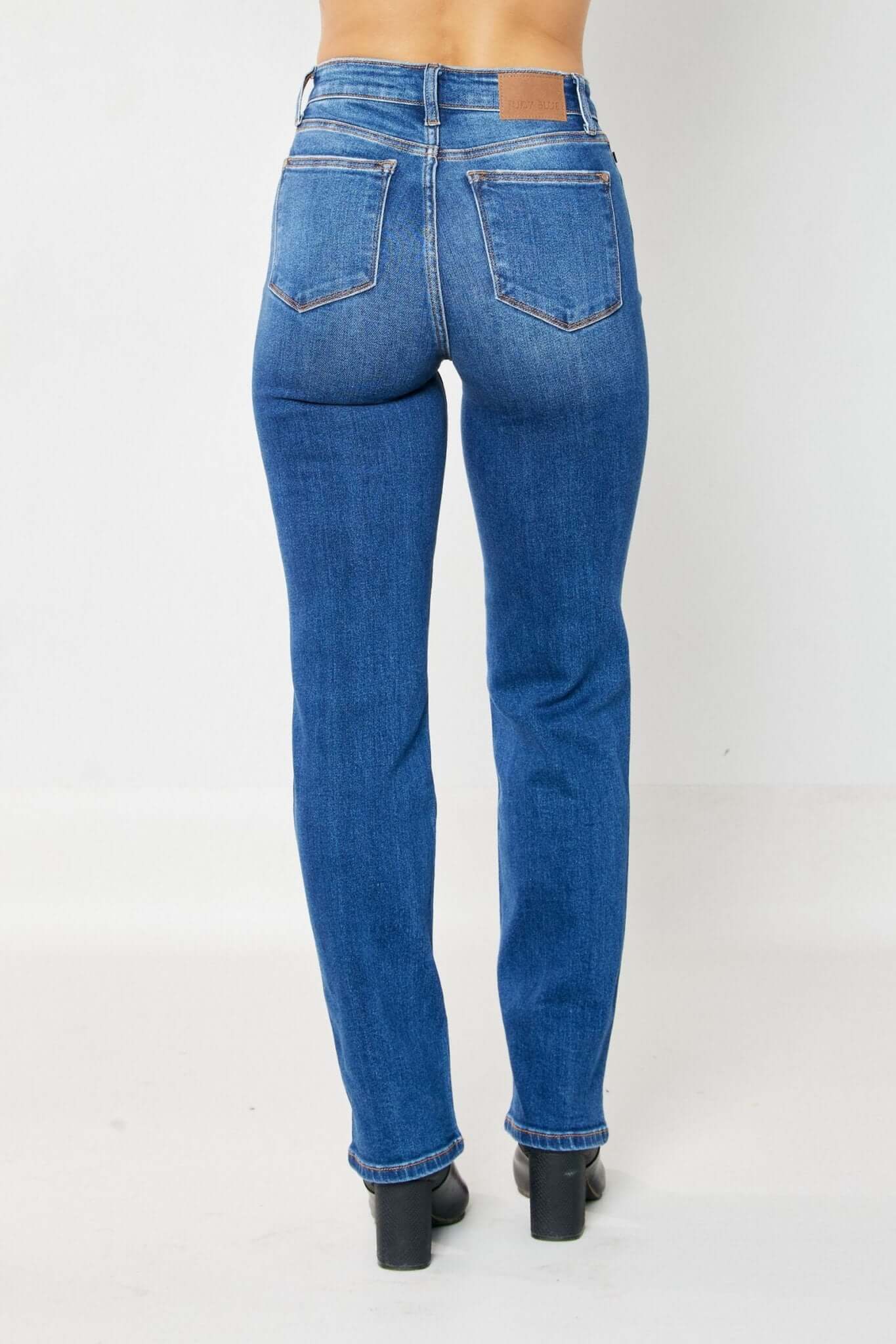 Ricki Hidden Button Fly Dad Jeans - Lavender Hills BeautyJudy Blue
