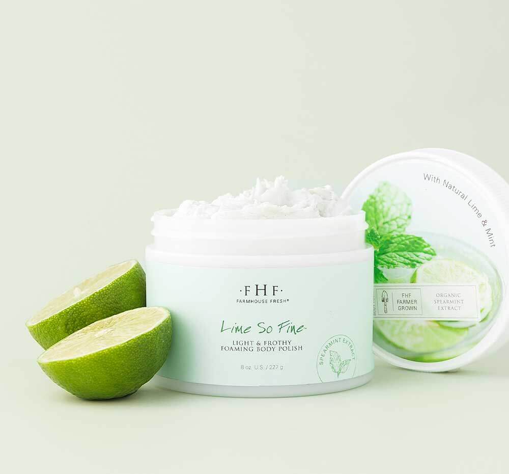 Lime So Fine™ Foaming Body Polish | FarmHouse Fresh - Lavender Hills BeautyFarmhouse Fresh12653RT