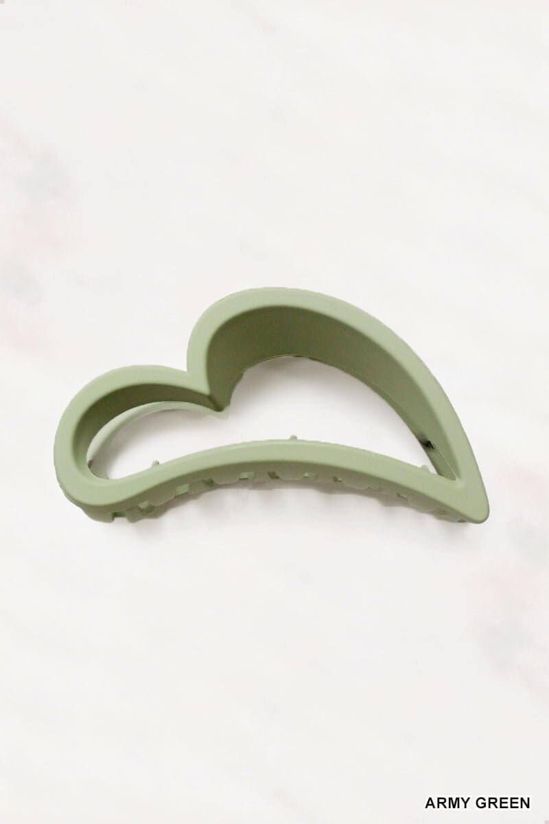 Large Heart Shape Hair Clip - 3.75 inch - Lavender Hills BeautyLavender Hills Beauty
