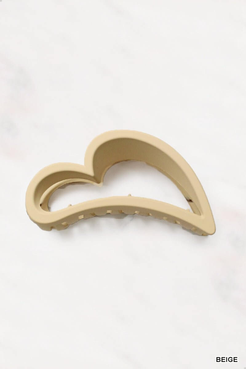 Large Heart Shape Hair Clip - 3.75 inch - Lavender Hills BeautyLavender Hills Beauty
