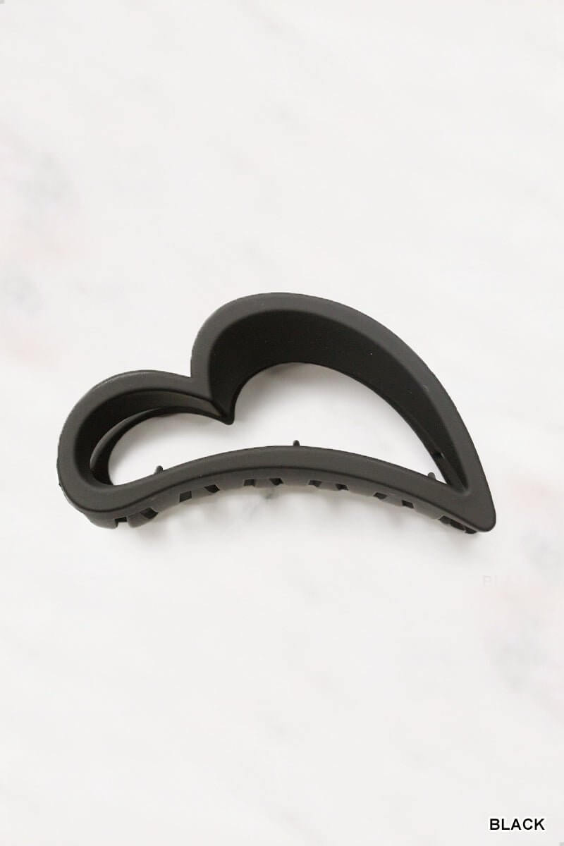 Large Heart Shape Hair Clip - 3.75 inch - Lavender Hills BeautyLavender Hills Beauty