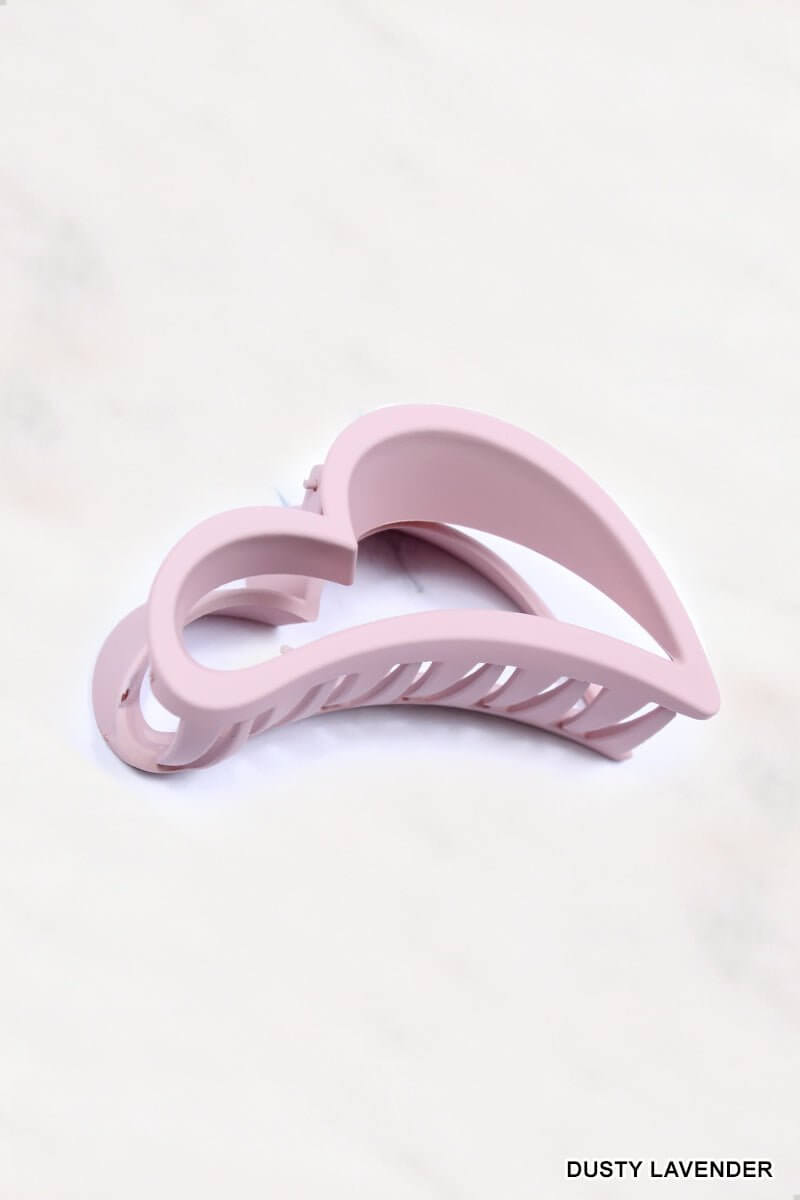 Large Heart Shape Hair Clip - 3.75 inch - Lavender Hills BeautyLavender Hills Beauty