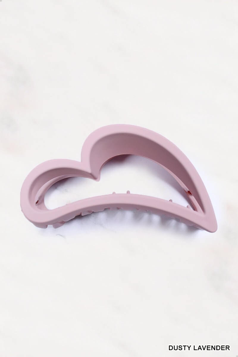 Large Heart Shape Hair Clip - 3.75 inch - Lavender Hills BeautyLavender Hills Beauty