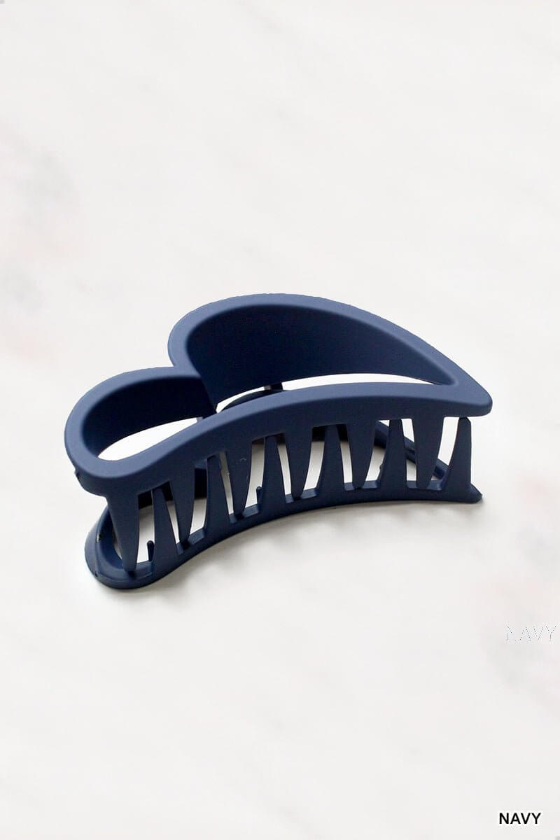 Large Heart Shape Hair Clip - 3.75 inch - Lavender Hills BeautyLavender Hills Beauty