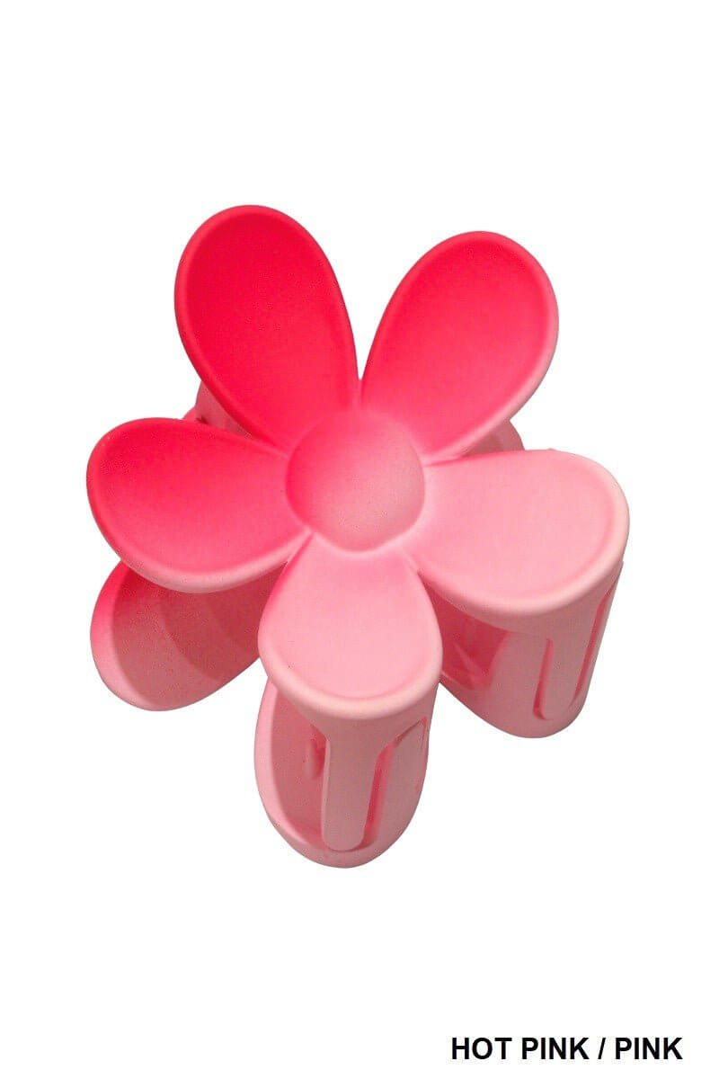 Flower Ombre Hair Claw Clip - 3 inch - Lavender Hills BeautyLavender Hills BeautyU-353