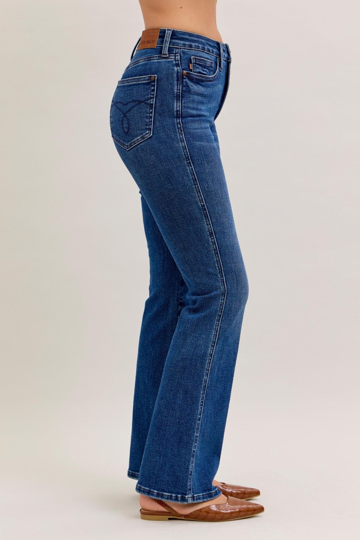 Judy Blue Flawless Fit Tummy Control High Rise Bootcut Jean - Short, Regular, Long Inseam - Lavender HillsJudy Blue88783REG-MD-SHORT-0(24)