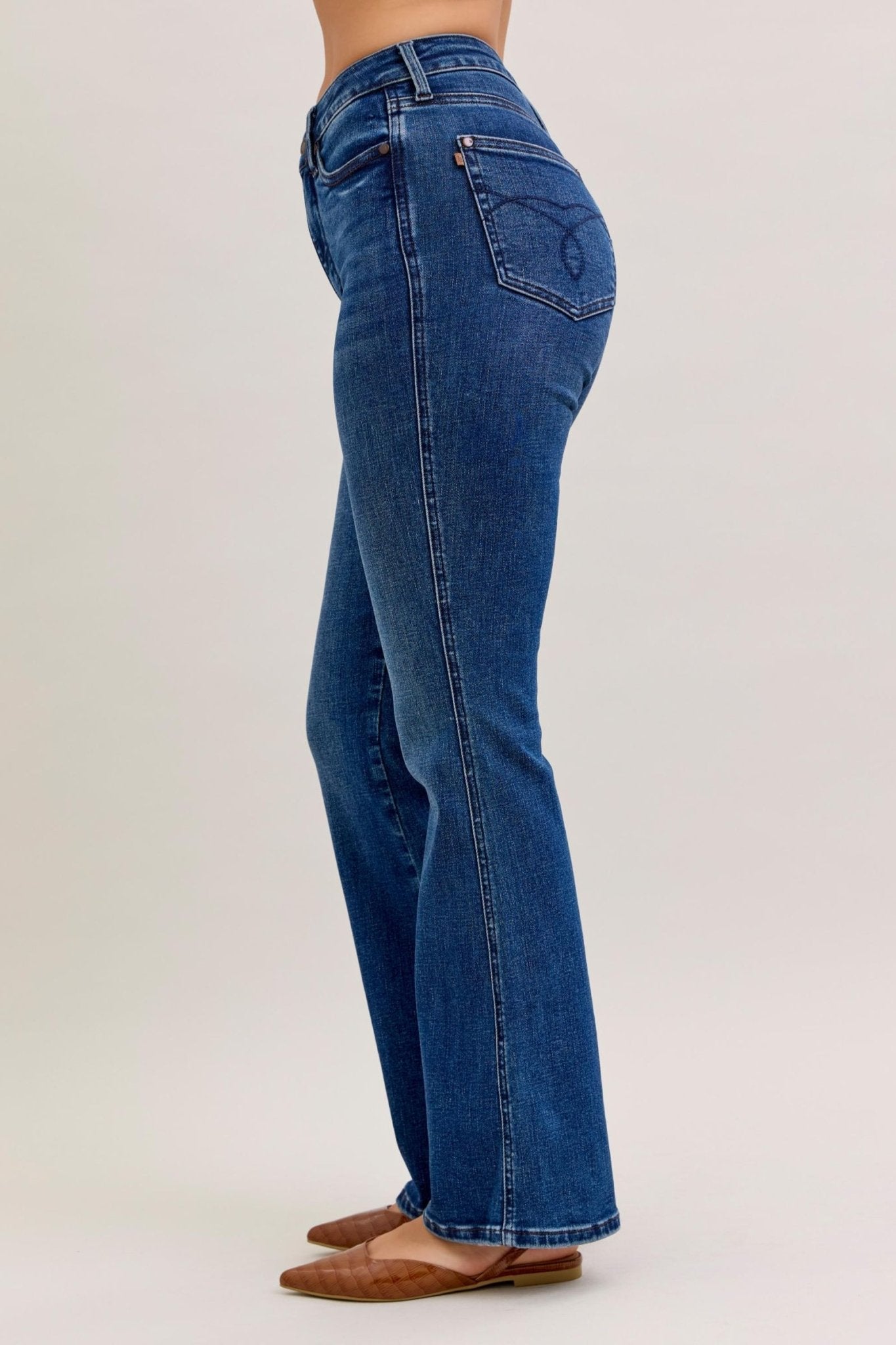 Judy Blue Flawless Fit Tummy Control High Rise Bootcut Jean - Short, Regular, Long Inseam - Lavender HillsJudy Blue88783REG-MD-SHORT-0(24)
