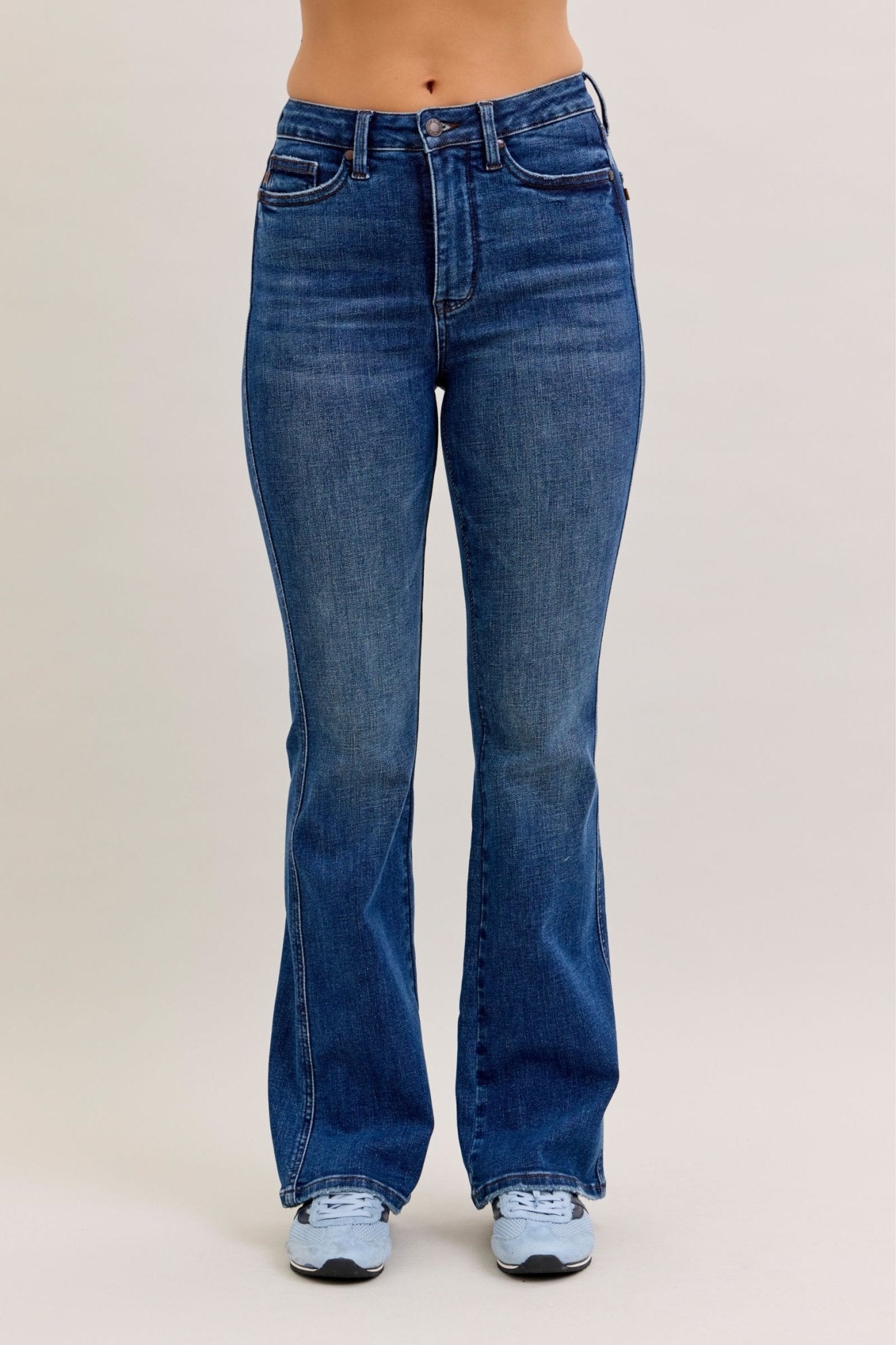 Judy Blue Flawless Fit Tummy Control High Rise Bootcut Jean - Short, Regular, Long Inseam - Lavender HillsJudy Blue88783REG-MD-SHORT-0(24)