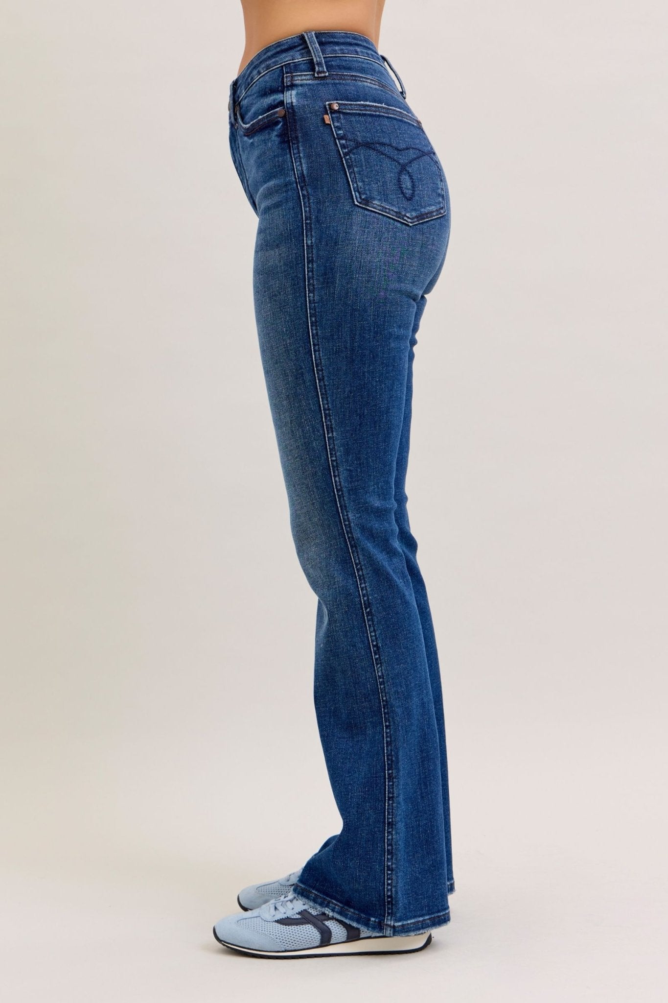 Judy Blue Flawless Fit Tummy Control High Rise Bootcut Jean - Short, Regular, Long Inseam - Lavender HillsJudy Blue88783REG-MD-SHORT-0(24)