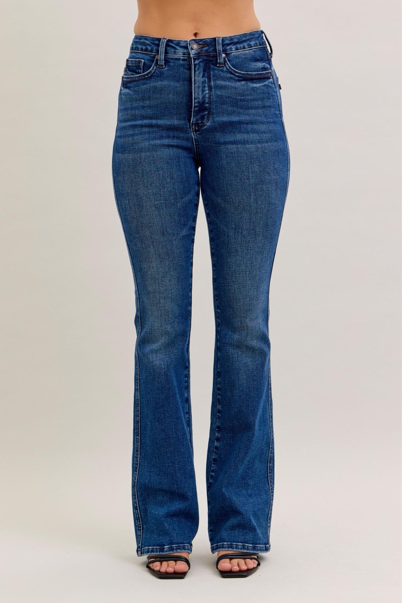Judy Blue Flawless Fit Tummy Control High Rise Bootcut Jean - Short, Regular, Long Inseam - Lavender HillsJudy Blue88783REG-MD-SHORT-0(24)