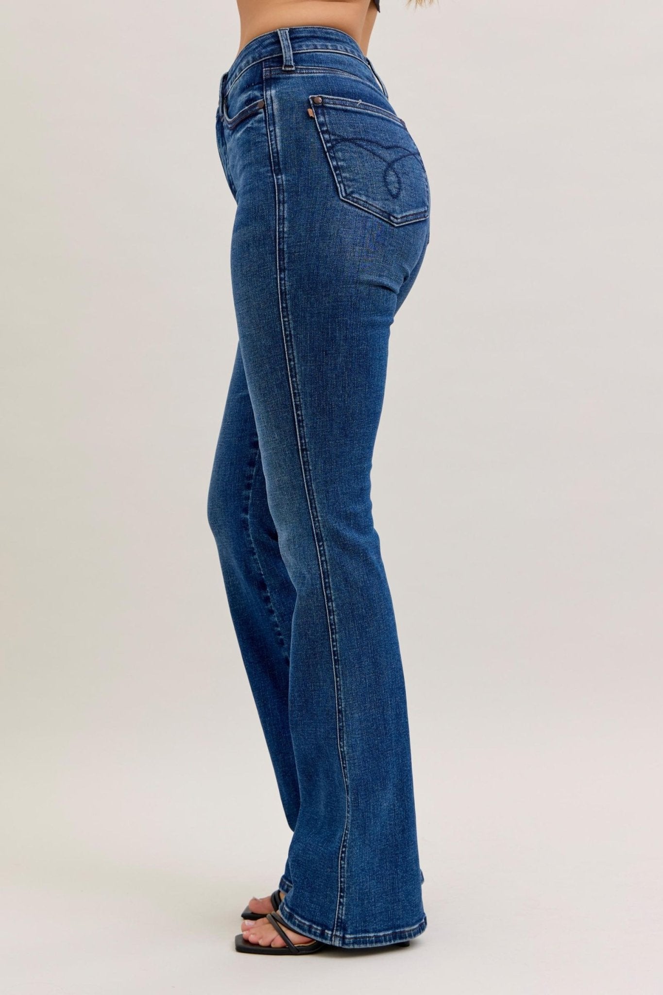 Judy Blue Flawless Fit Tummy Control High Rise Bootcut Jean - Short, Regular, Long Inseam - Lavender HillsJudy Blue88783REG-MD-SHORT-0(24)