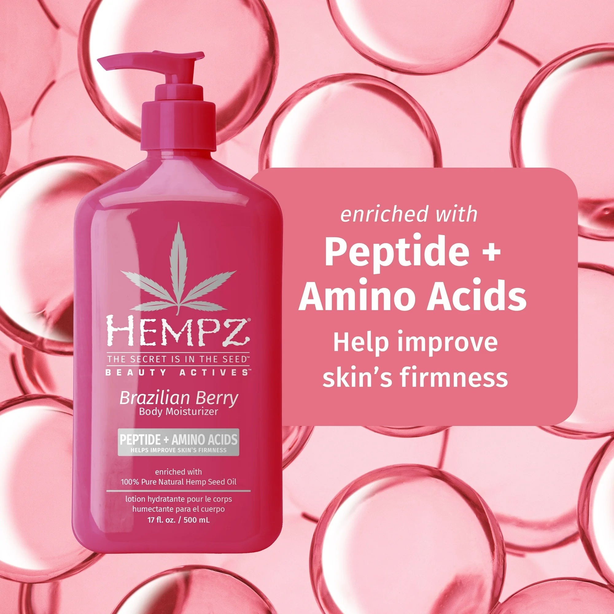 Hempz Lotion Brazilian Berry Skin Firming Herbal Body Moisturizer - Lavender Hills BeautyHempzUSA-039276