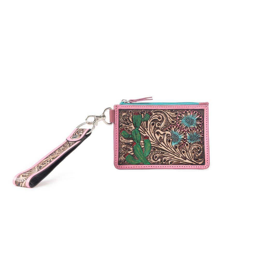 Pride of Prickly Pears Credit Card Holder - Pink - Lavender HillsMyra BagS-11866