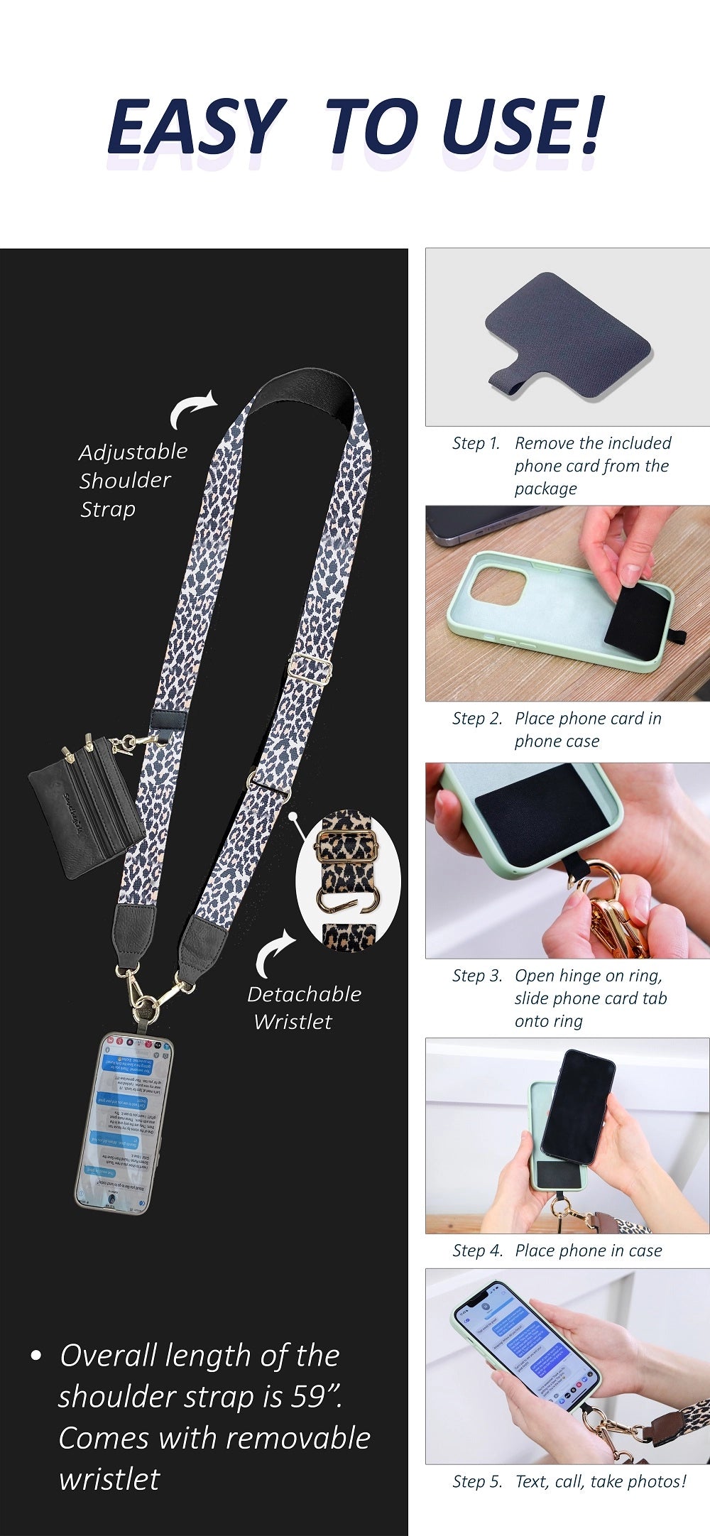 Clip & Go Strap with Zippered Pouch Classic - Magneta - Lavender Hills BeautySave The GirlsCG-1089MG