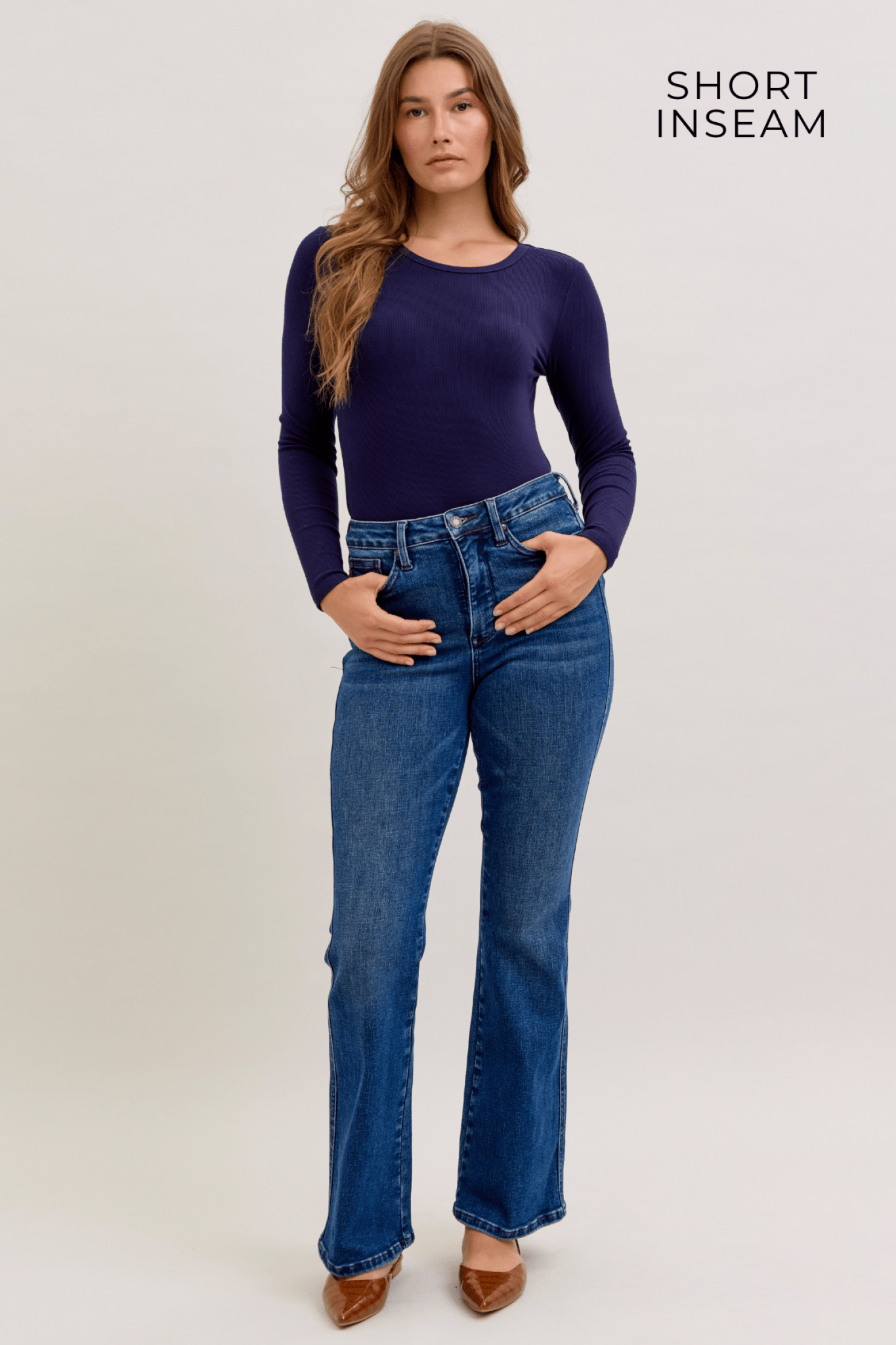 Judy Blue Flawless Fit Tummy Control High Rise Bootcut Jean - Short, Regular, Long Inseam - Lavender HillsJudy Blue88783REG-MD-SHORT-0(24)