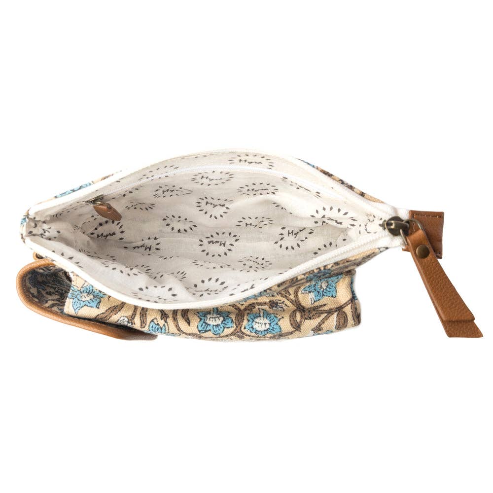 Skyvine Ridge Western Floral Crossbody Bag & Phone Purse - Blue Bloom - Lavender HillsMyra BagS-13733