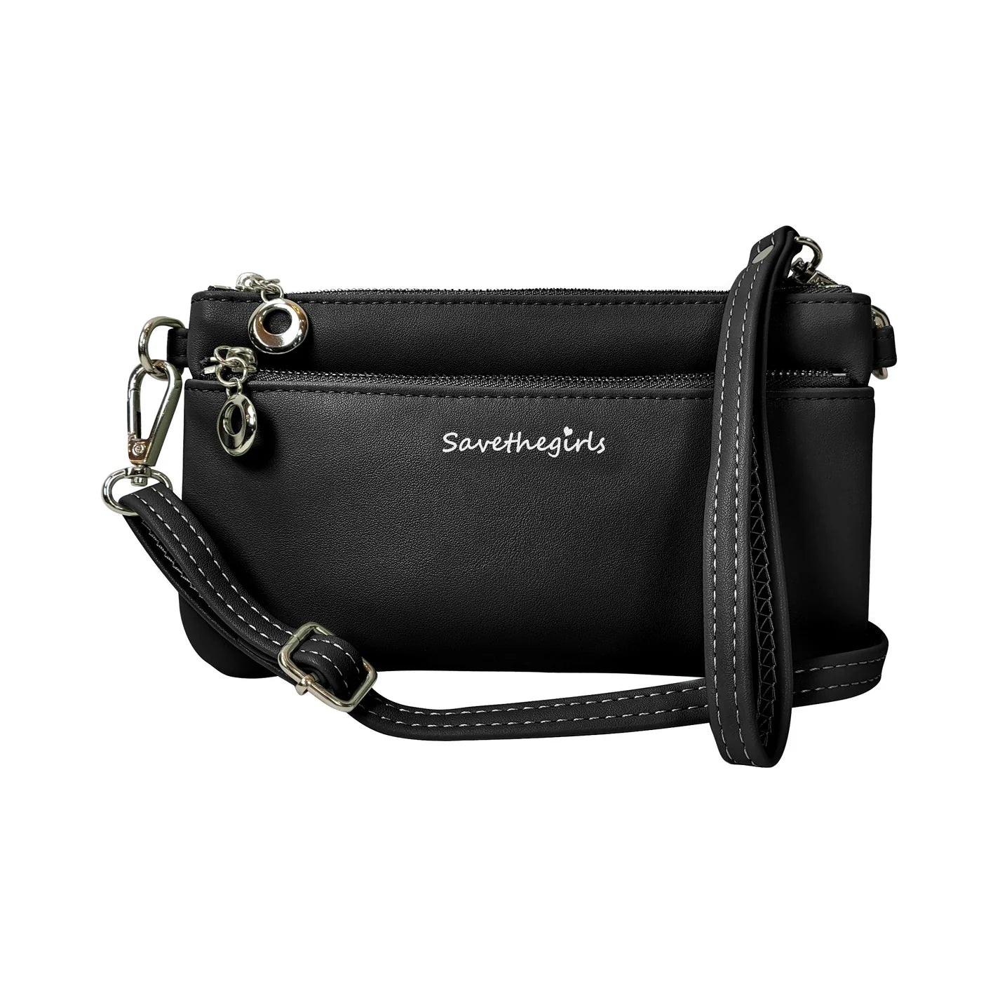 Bella RFID Touch Screen Crossbody Purse - Lavender Hills BeautySave The GirlsBL-1000BL