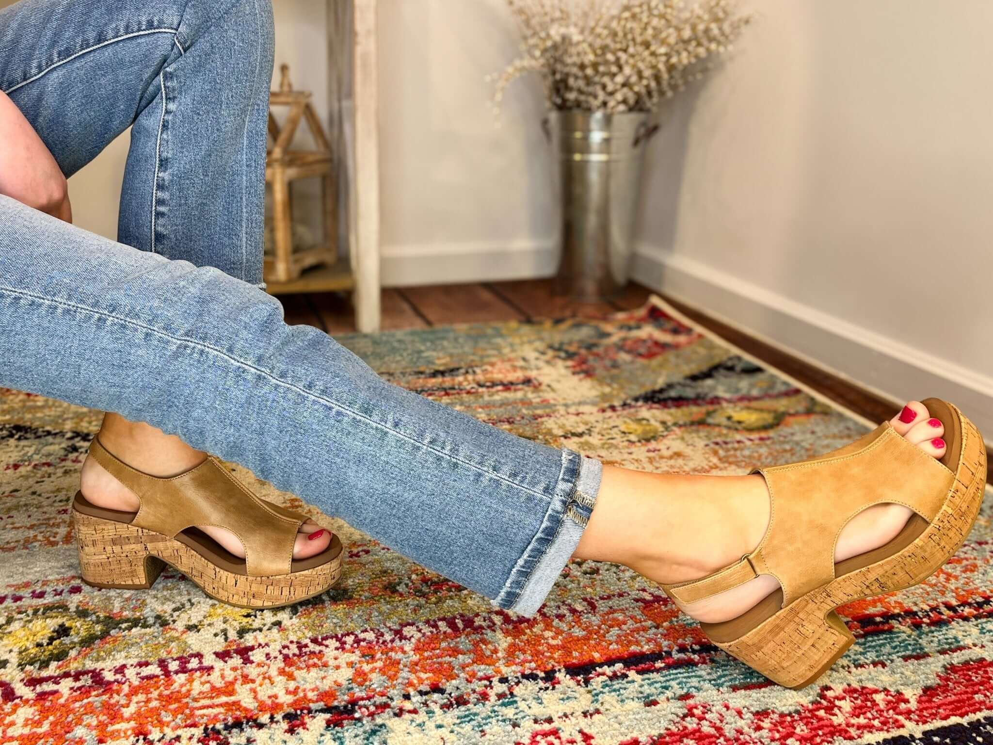 Corky's Footwear Miss Carley Sandal - Caramel - Lavender Hills BeautyCorkys Footwear41 - 0373 - CARA - 6