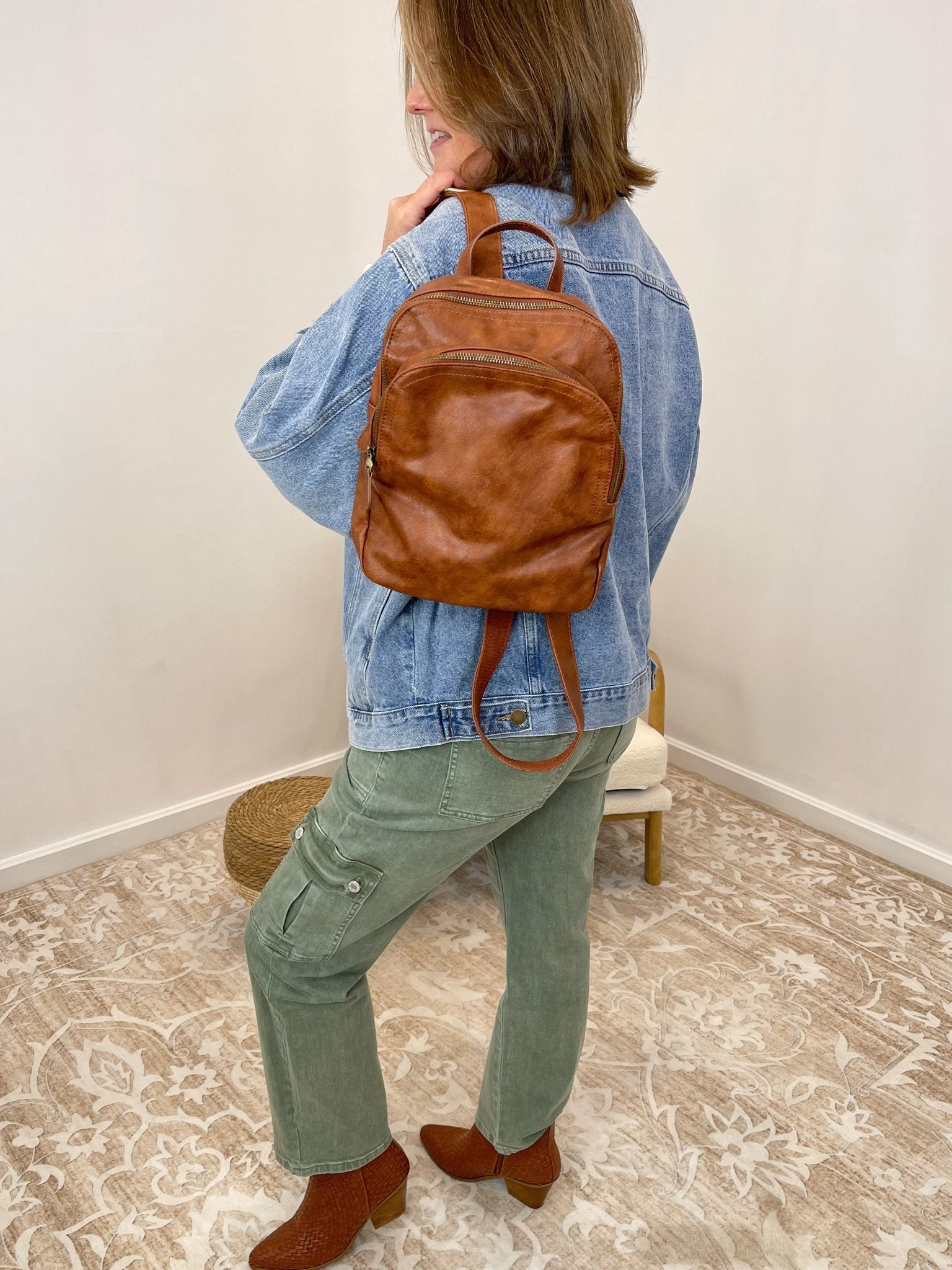 Frankie Soft Backpack - Lavender Hills BeautyJoy SusanL8140-00