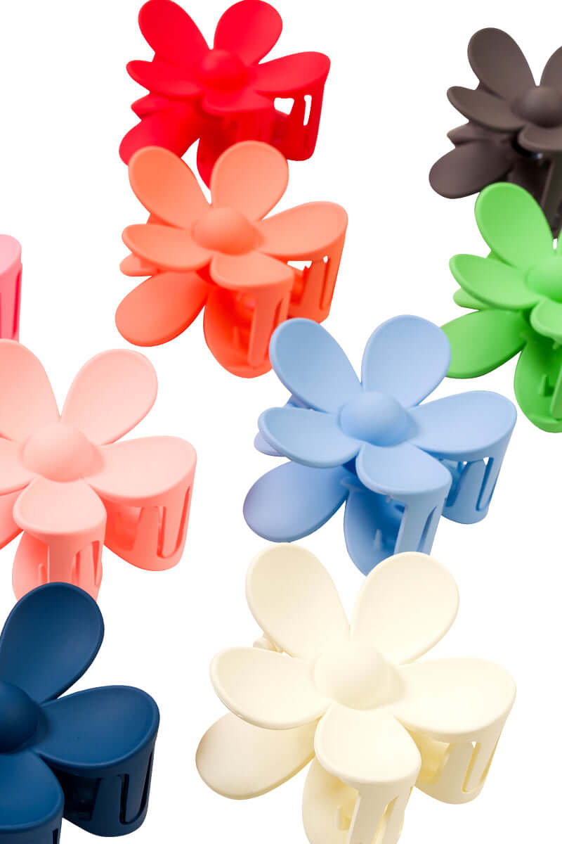 Flower Hair Claw Clip - 3 inch Lavender Hills Beauty