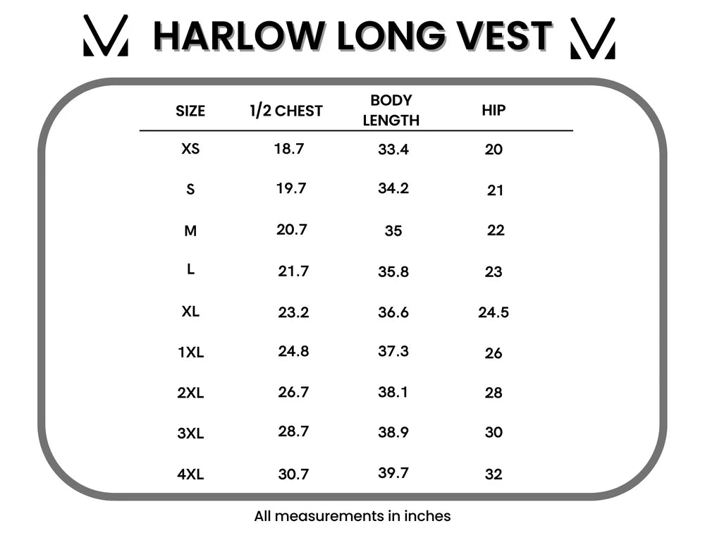 Harlow Long Vest - Latte - Lavender Hills BeautyMichelle MaeHARVST-LTT-S