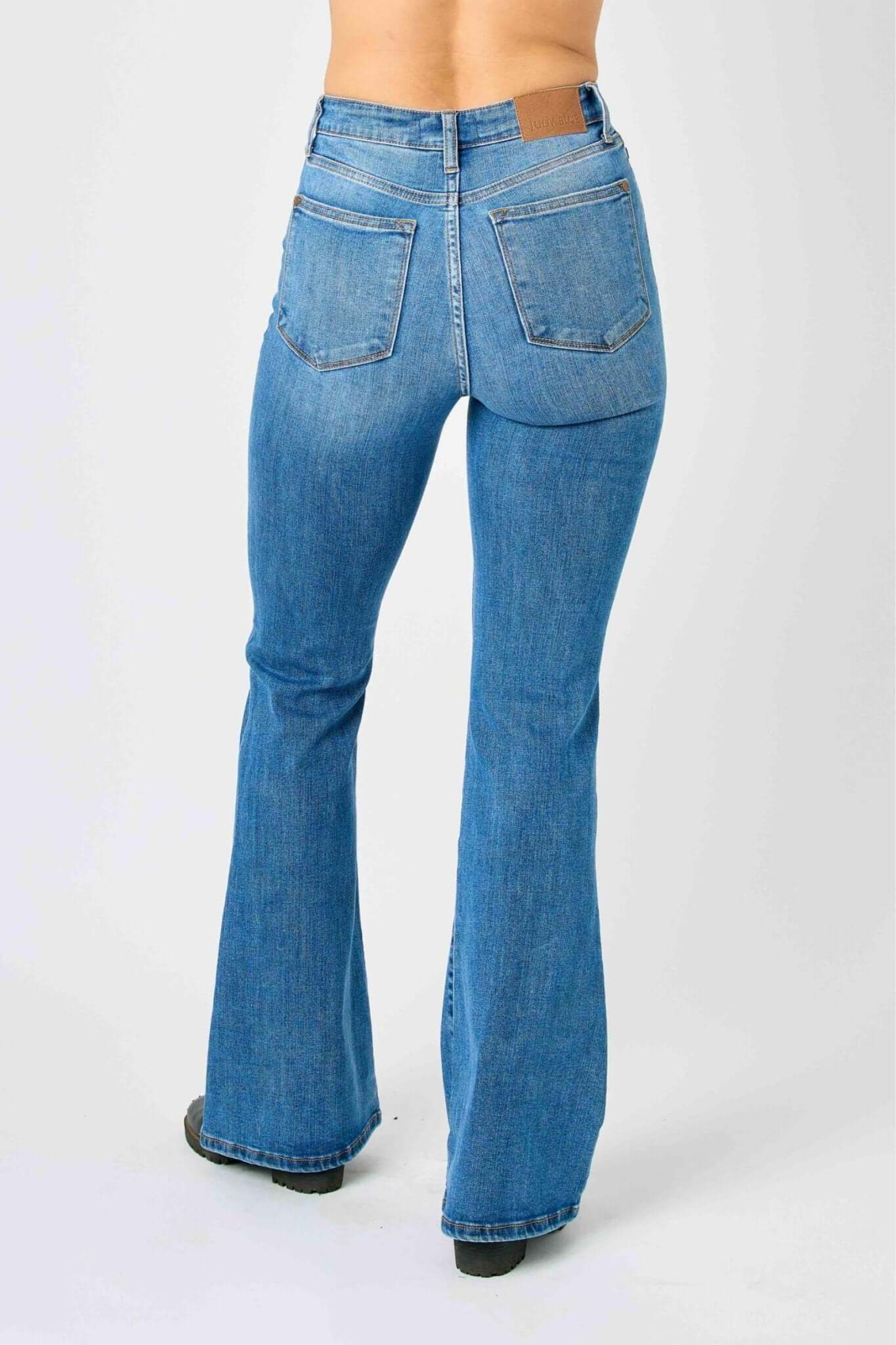 Judy Blue Harlow High Rise Mini Flare Jean - Lavender Hills BeautyJudy Blue82588REG - 03