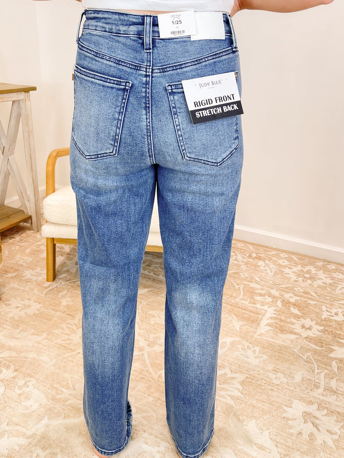 Judy Blue Kimberly Rigid Magic Straight Leg Jean - Lavender HillsJudy Blue881185REG-MD-0(24)