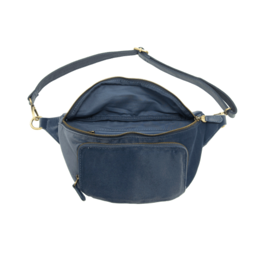 Velvet Sling Belt Bag - Lavender Hills BeautyJoy SusanL8197-99