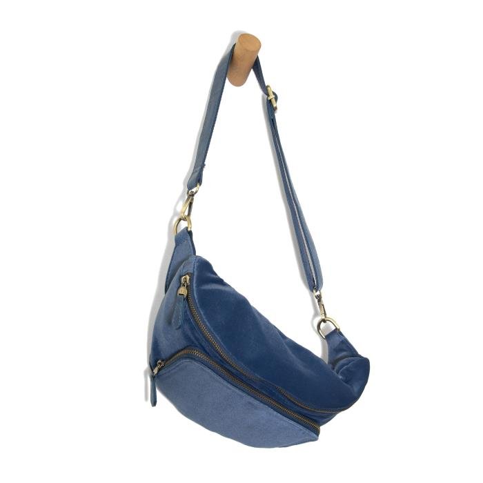 Velvet Sling Belt Bag - Lavender Hills BeautyJoy SusanL8197-08