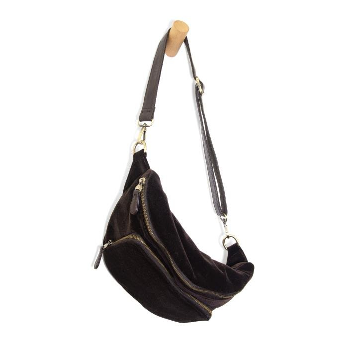Velvet Sling Belt Bag - Lavender Hills BeautyJoy SusanL8197-99