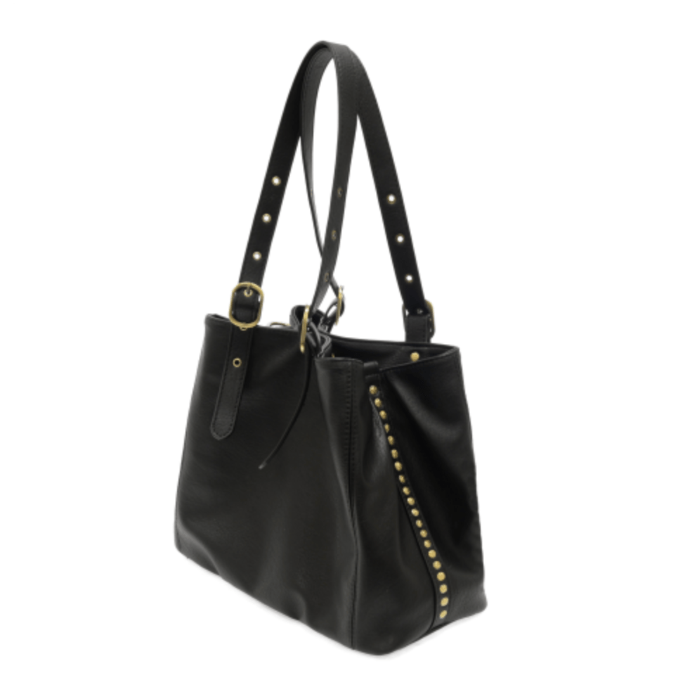 Studded Tote Handbag Purse - Lavender Hills BeautyJoy SusanL8239-00