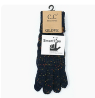 C.C Beanie Flecked Women's Gloves - Lavender Hills BeautyC.C Beanie