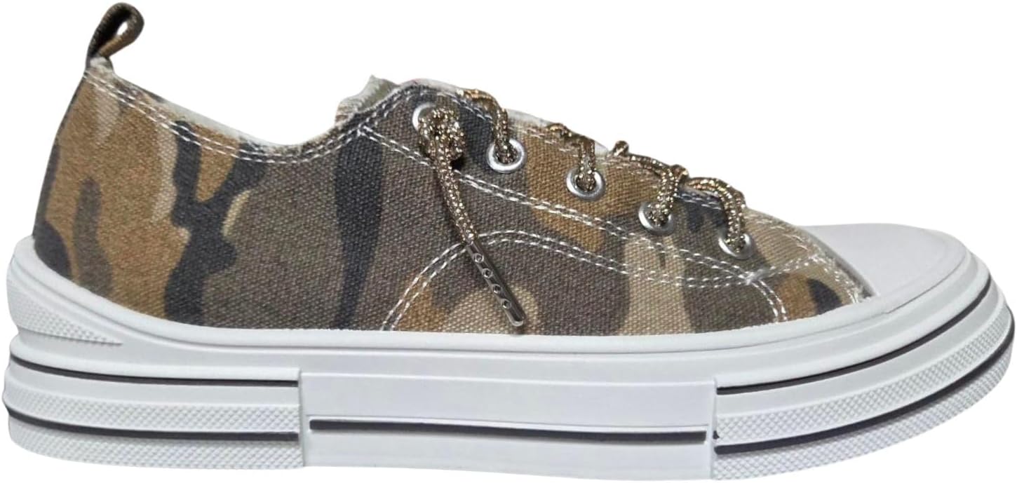 Very G Women’s Aman Camo Platform Sneakers – Sand - Lavender HillsVery G