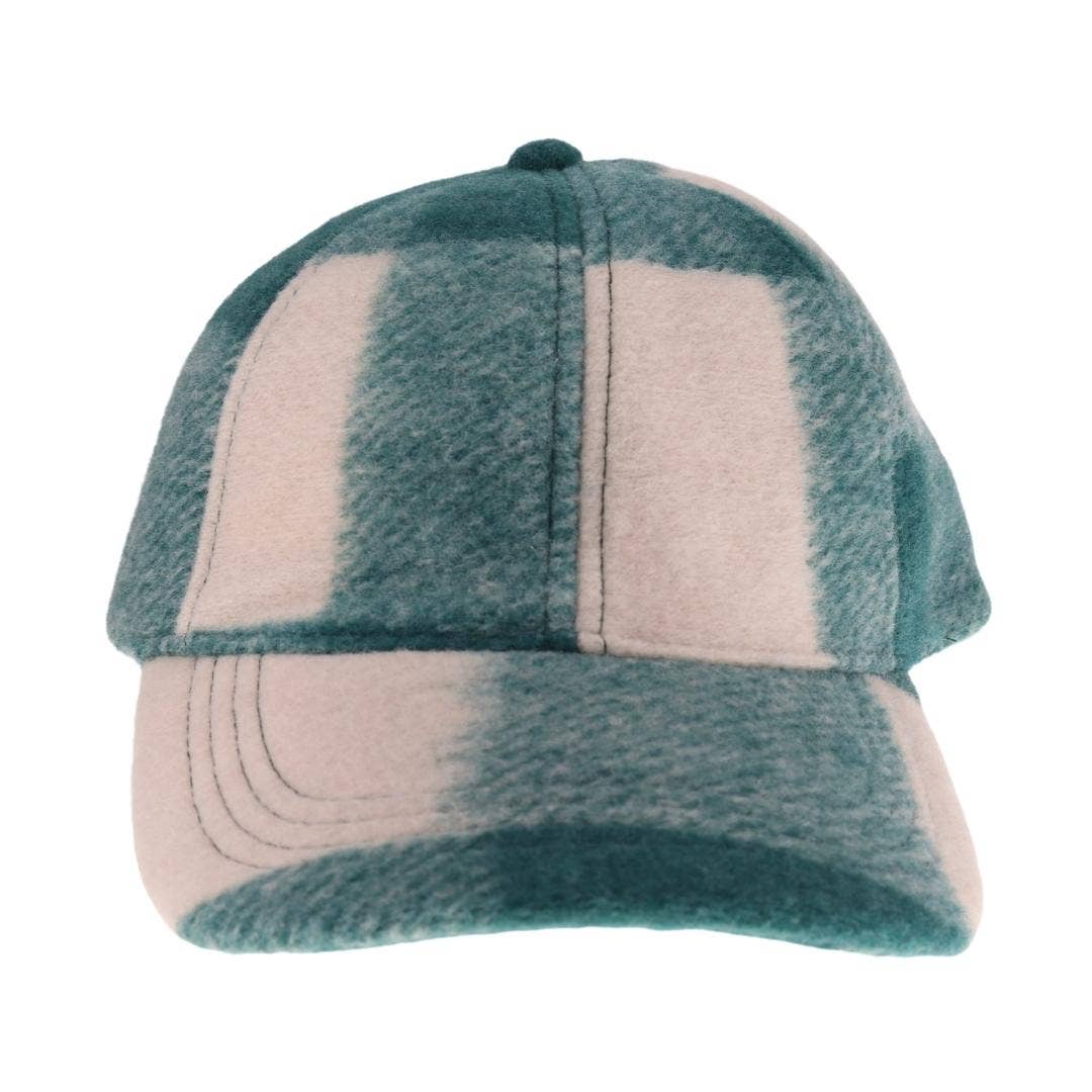 Green Plaid C.C Ball Cap - Lavender Hills BeautyC.C Beanie