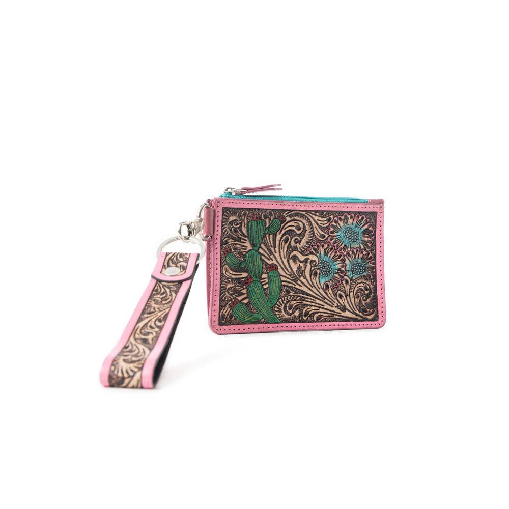 Pride of Prickly Pears Credit Card Holder - Pink - Lavender HillsMyra BagS-11866
