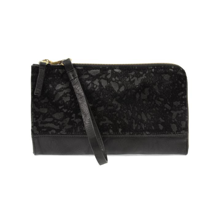 Faux Fur Convertible Wristlet & Wallet - Lavender Hills BeautyJoy SusanL8101-00AB-1